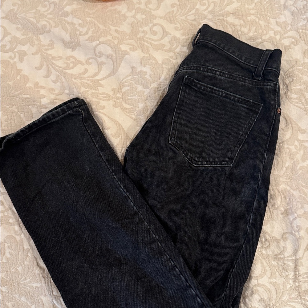 Classic Black Button-Fly Zara Jeans
